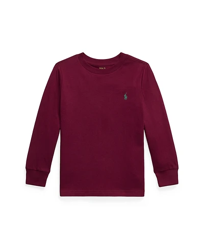 Polo Ralph Lauren Toddler and Little Boys Cotton Jersey Long Sleeve T-Shirt