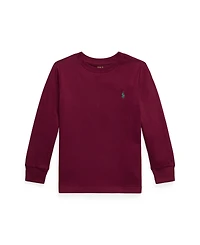 Polo Ralph Lauren Toddler and Little Boys Cotton Jersey Long Sleeve T-Shirt