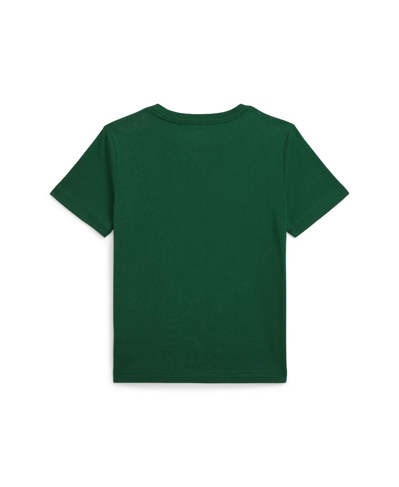 Polo Ralph Lauren Toddler and Little Boys Logo Cotton Jersey Pocket T-Shirt