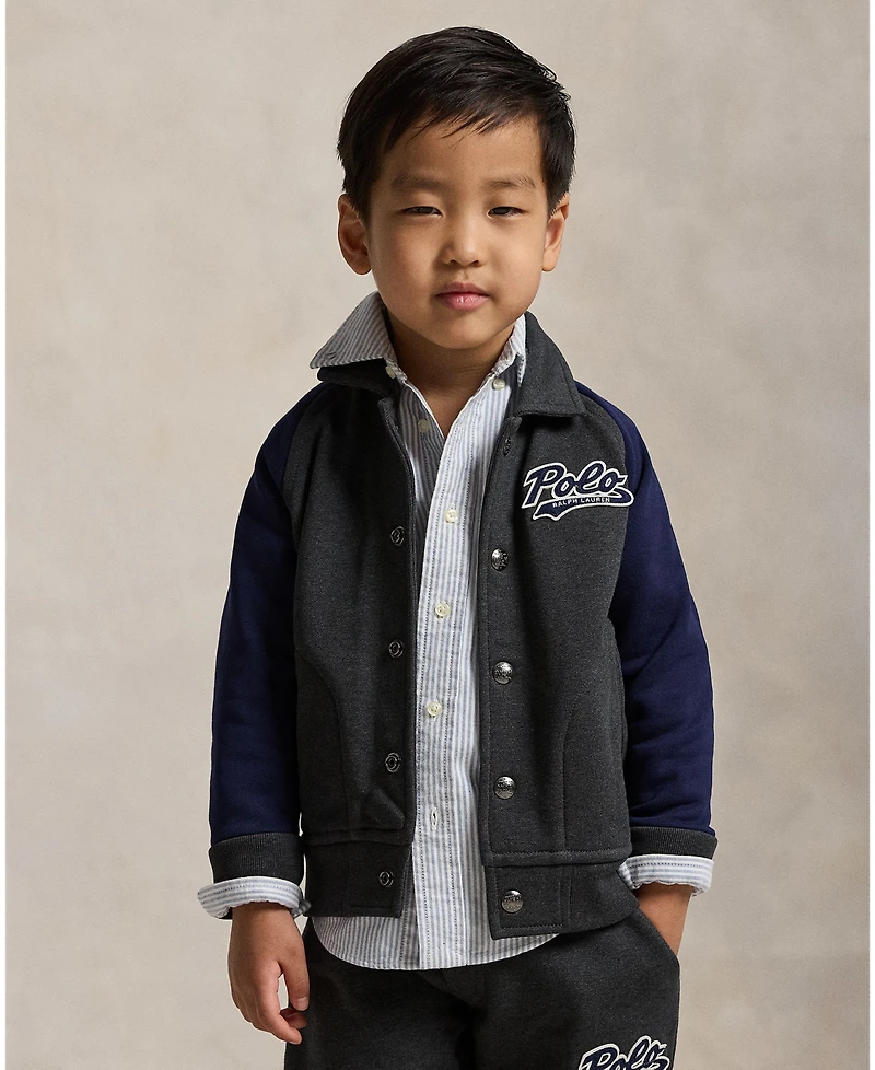 Polo Ralph Lauren Toddler and Little Boys Logo Fleece Jacket