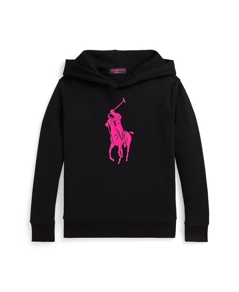 Polo Ralph Lauren Big Boys Pink Pony Fleece Hoodie
