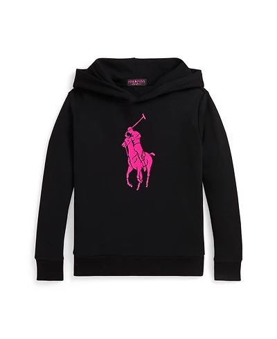Polo Ralph Lauren Big Boys Pink Pony Fleece Hoodie
