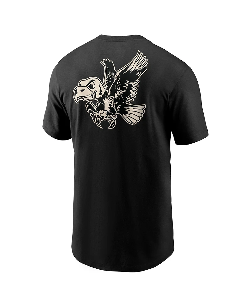 Nike Men's Black Iowa Hawkeyes Fashion 2-Hit T-Shirt