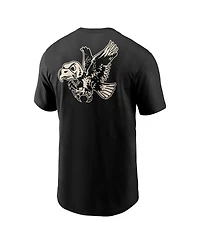 Nike Men's Black Iowa Hawkeyes Fashion 2-Hit T-Shirt