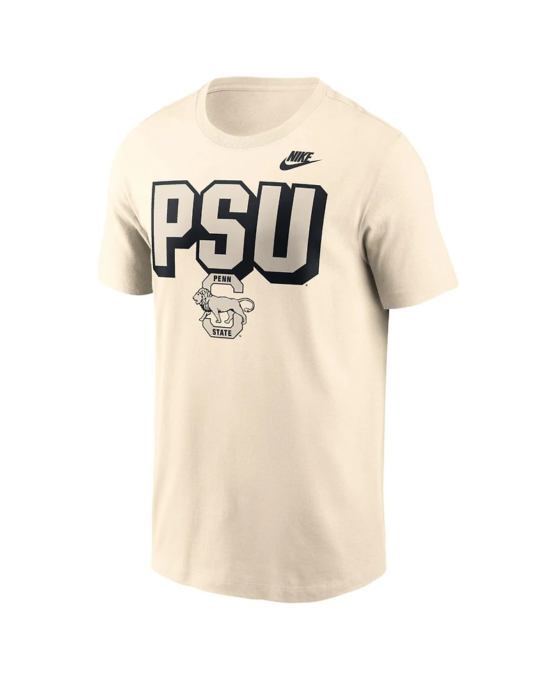 Nike Men's Natural Penn State Nittany Lions Fashion Bold T-Shirt