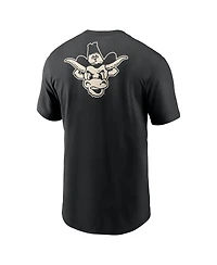 Nike Men's Black Texas Longhorns Fashion 2-Hit T-Shirt