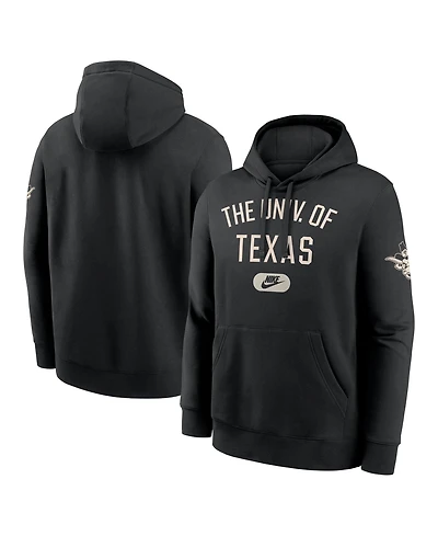 Nike Men's Black Texas Longhorns Fashion Club Pullover Hoodie