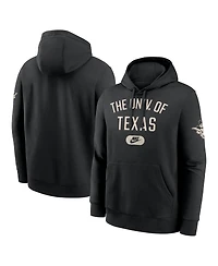 Nike Men's Black Texas Longhorns Fashion Club Pullover Hoodie