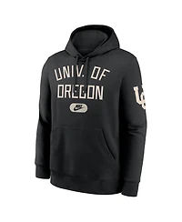 Nike Men's Black Oregon Ducks Fashion Club Pullover Hoodie