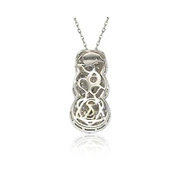 Suzy Levian New York Suzy Levian Sterling Silver Sapphire Graduating Pendant
