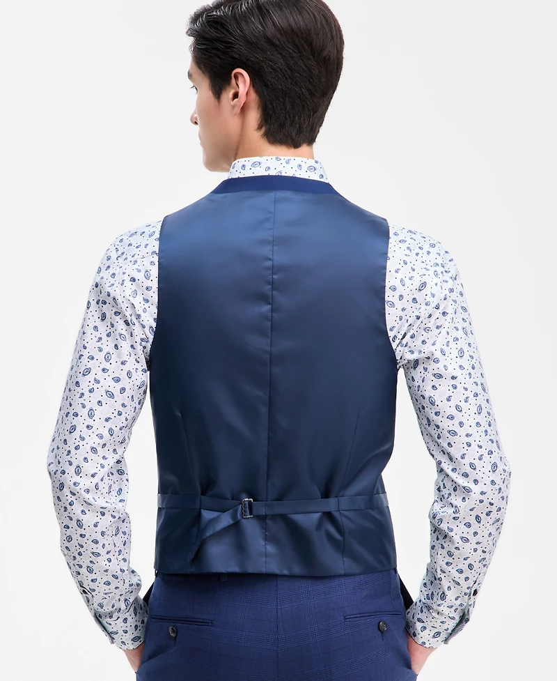 Kenneth Cole Reaction Men's Slim-Fit Techni-Cole Suit Separate Vest