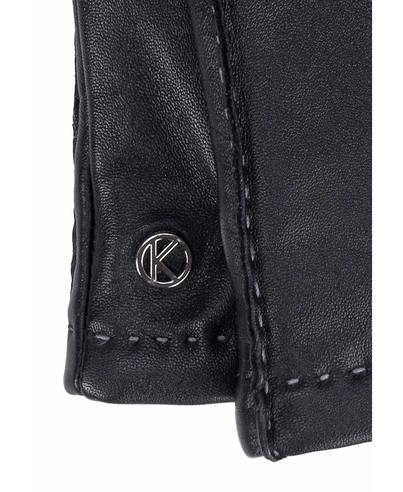 Women`s Hand-sewn Premium Lamb Leather Touchscreen Gloves "Millie