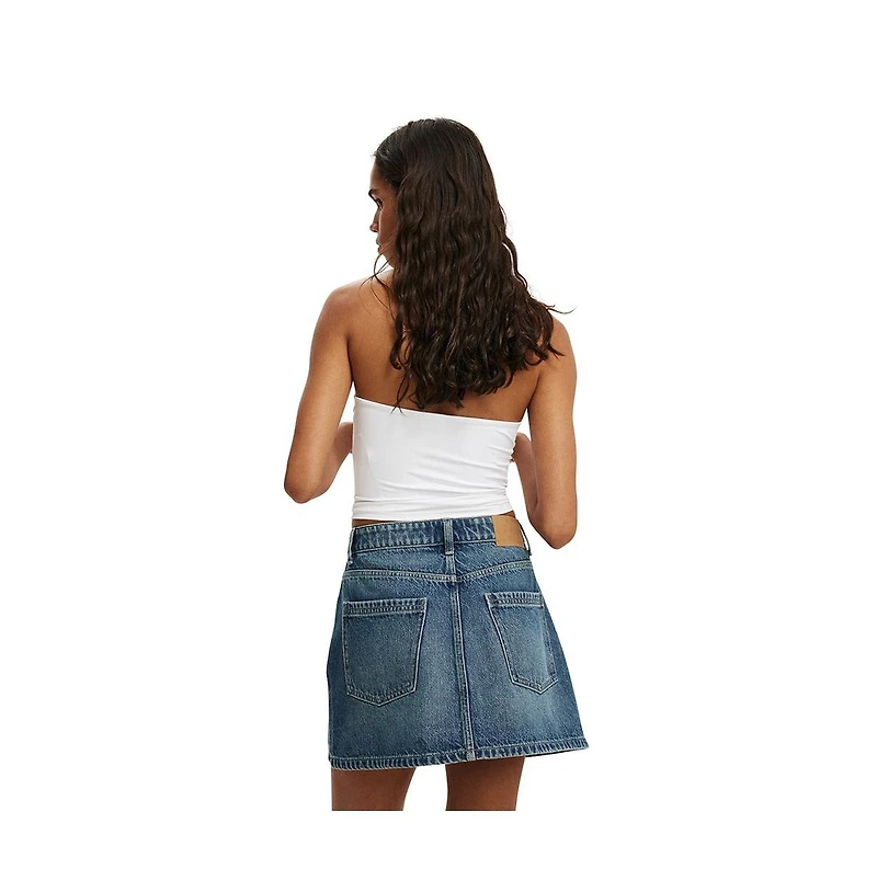 Cotton On Women's Original Denim Mini Skirt