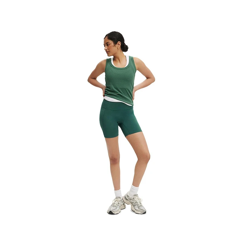 Cotton On Women's Active Ultra Soft Side Pocket Bike Short