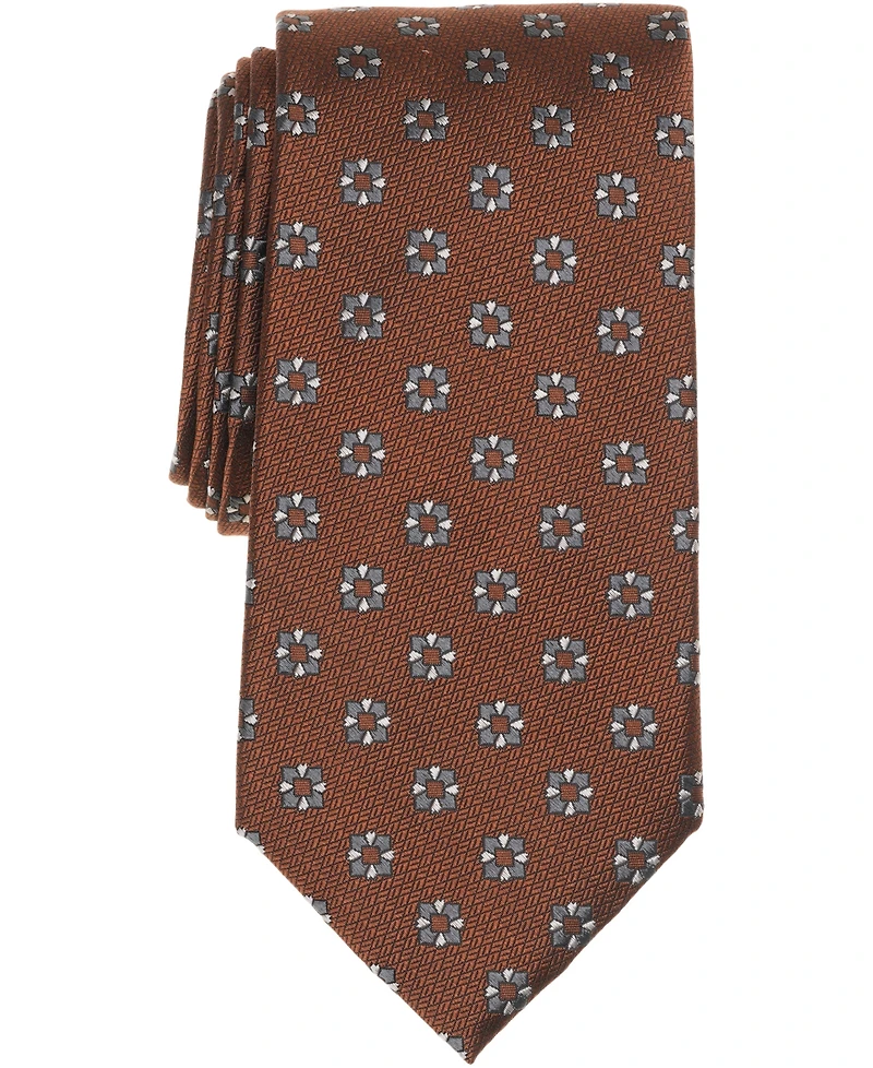 Brooks Brothers Men's Txt Diamond Flower Tie