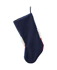 Glitzhome 21" Hooked Nutcracker Christmas Stocking