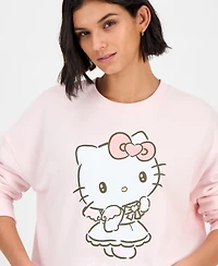Grayson Threads, The Label Juniors' Hello Kitty Angel Fleece Sweatshirt