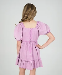 Rare Editions Big Girls Denim Dress