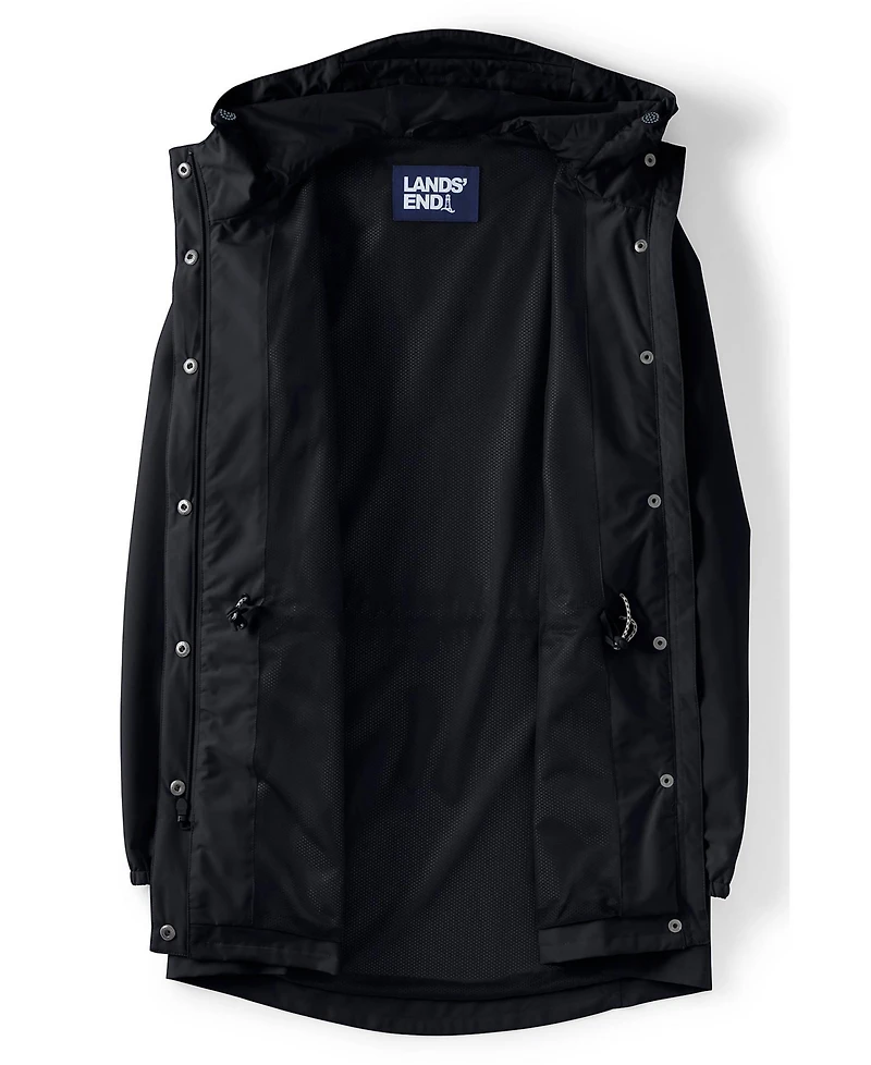 Lands' End Women's Squall Packable Waterproof Raincoat