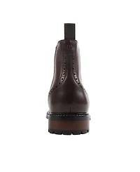 Bar Iii Men's Hughgo Leather Pull-On Block Heel Boots, Macy's Exclusive