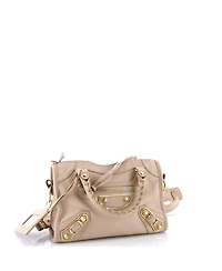 Pre-Owned Balenciaga Mini City Classic Metallic Edge Bag Leather