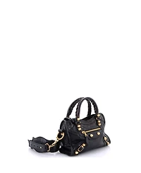 Pre-Owned Balenciaga Mini City Classic Studs Bag Leather