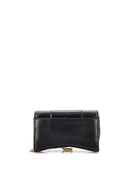 Pre-Owned Balenciaga Hourglass Chain Wallet Leather