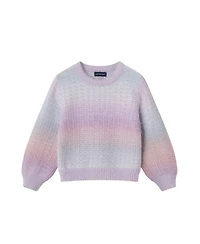 Andy & Evan Toddler/Child Girls Ombre Eyelash Sweater