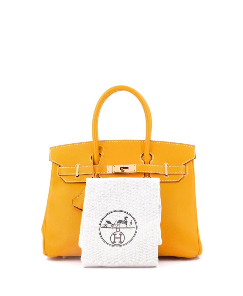 Pre-Owned Hermes Candy 30 Handbag Epsom