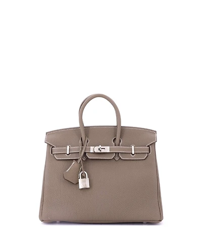 Pre-Owned Hermes Birkin Handbag Togo with Palladium Hardware