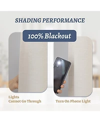 Awesome Home 100% Blackout Cotton Blend Thermal Grommet Curtains, 2 Panels