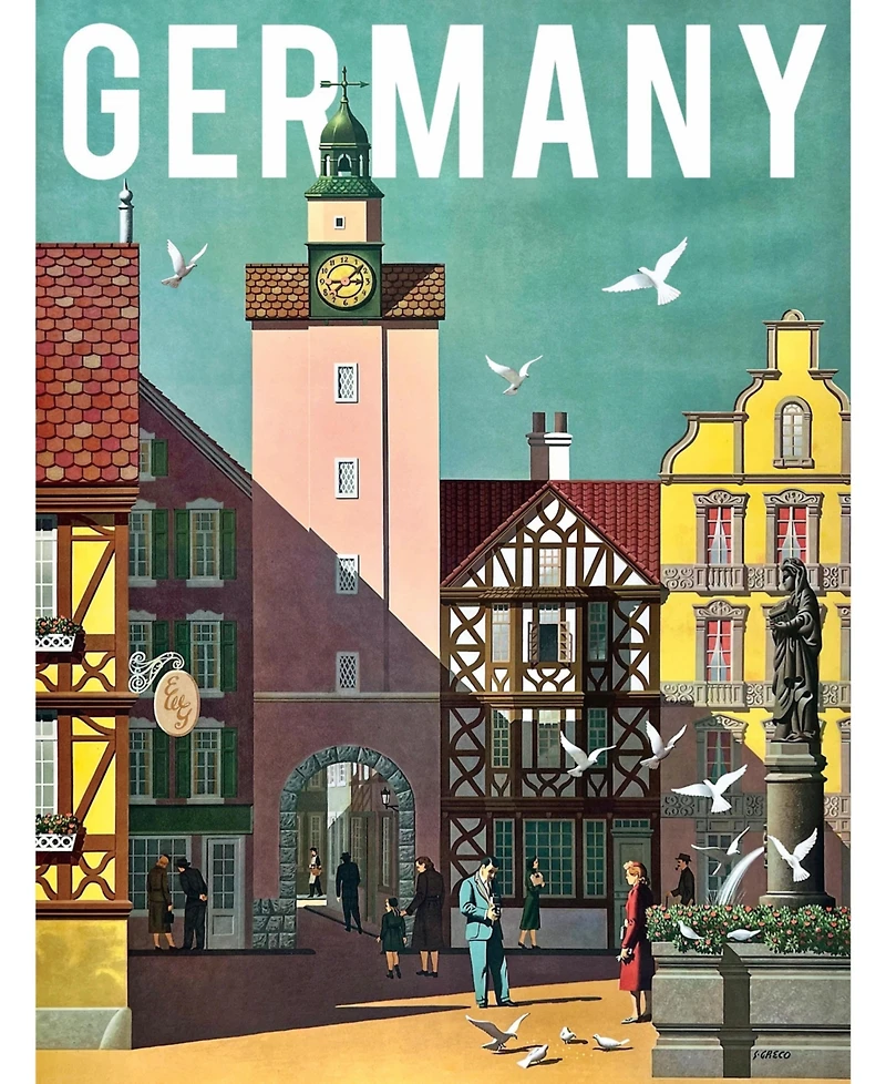 New York Puzzle Company Hauptstrasse 500 Piece Puzzle