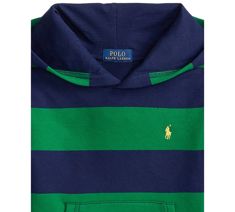 Polo Ralph Lauren Toddler and Little Boys Rugby-Stripe Fleece Hoodie