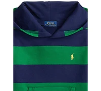 Polo Ralph Lauren Toddler and Little Boys Rugby-Stripe Fleece Hoodie
