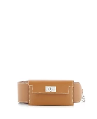 Pre-Owned Hermes Kelly Pocket Bag Shoulder Strap Swift and Epsom