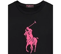 Polo Ralph Lauren Big Boys Pink Pony Cotton Jersey T-Shirt