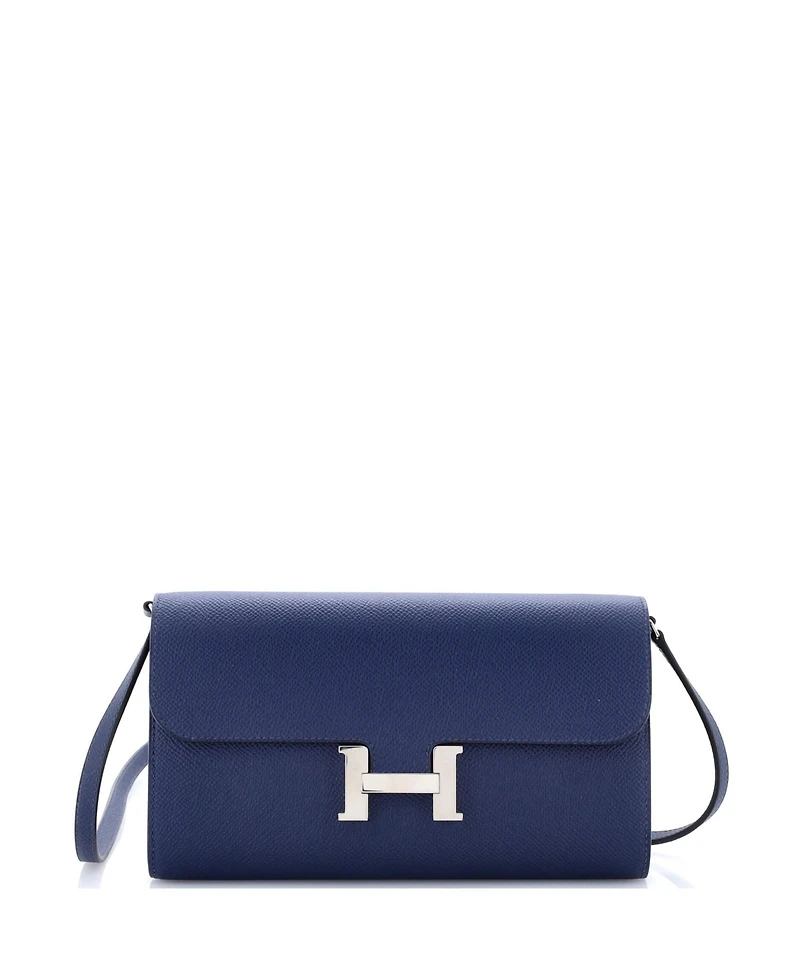 Pre-Owned Hermes Constance To Go Wallet Epsom
