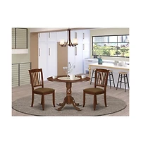East West Furniture Dining Room Set Mahogany