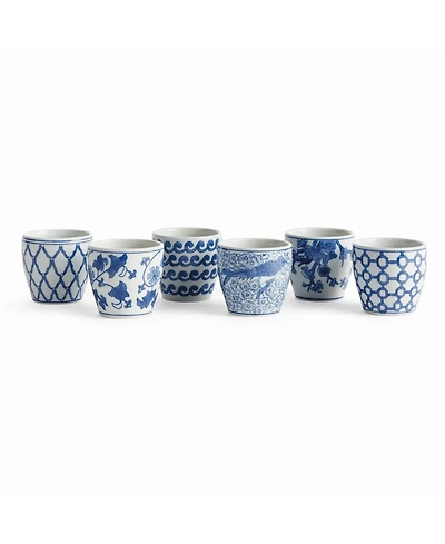 Napa Home & Garden Barclay Butera Dynasty Mini Flower Pots, Set of 6