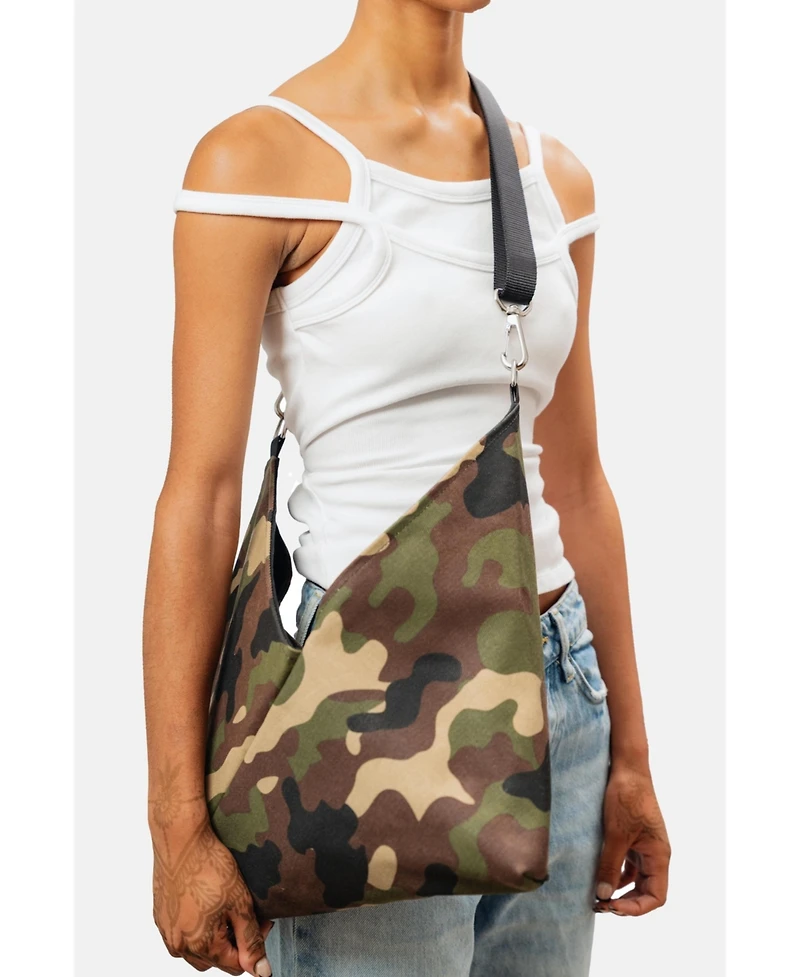 Adw Small Waxed Camo Crossbody Gami Bag
