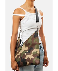 Adw Small Waxed Camo Crossbody Gami Bag
