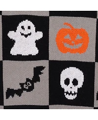 Andy & Evan Toddler Boys Toddler/Child Halloween Themed Checkered Sweater