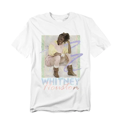 Logovision Men's Whitney Houston How Will I Know Pastel T Shirt
