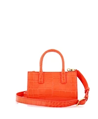 Pre-Owned Versace Small Medusa 95 Tote Embossed Leather