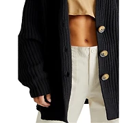 Free People Women's Swim Too Deep Cardi Long Sleeve Sweater