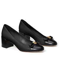 kate spade new york Women's Deco Bow Smooth Leather Ballet Pumps
