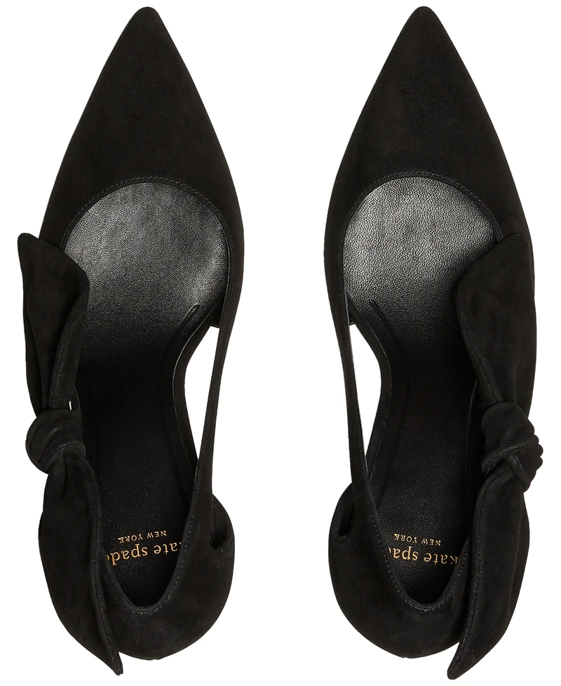 kate spade new york Women's Bunnie Suede Slip-On Pumps