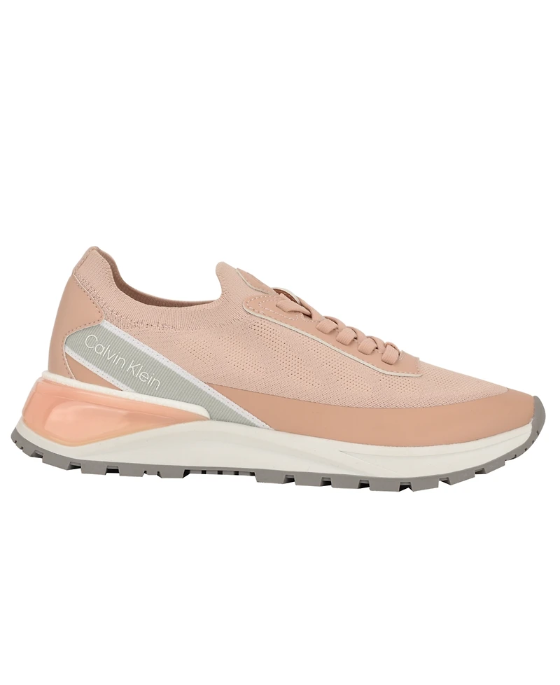 Calvin Klein Women's Geneo Lightweight Knit Sneakers