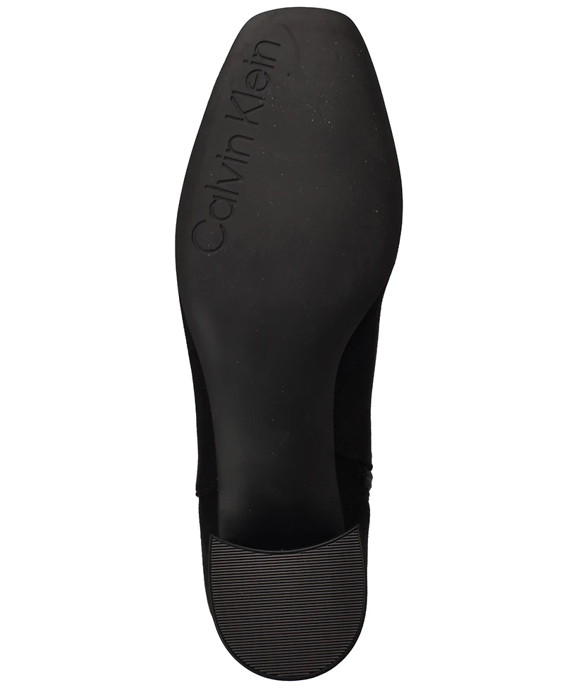 Calvin Klein Women's Parry Block Heel Ankle Booties