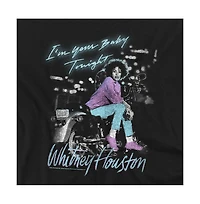 Logovision Men's Whitney Houston Baby Tonight T Shirt